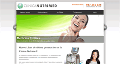 Desktop Screenshot of clinicanutrimed.com